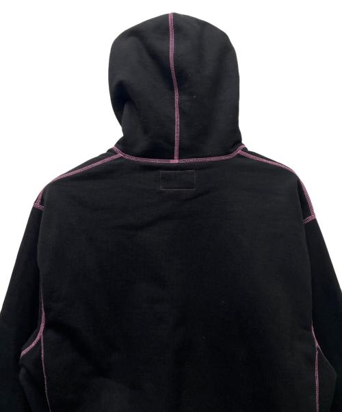CarHartt（カーハート）CarHartt (カーハート) AWAKE (アウェイク) プルオーバーパーカー ブラック×パープル サイズ:Ｌの古着・服飾アイテム
