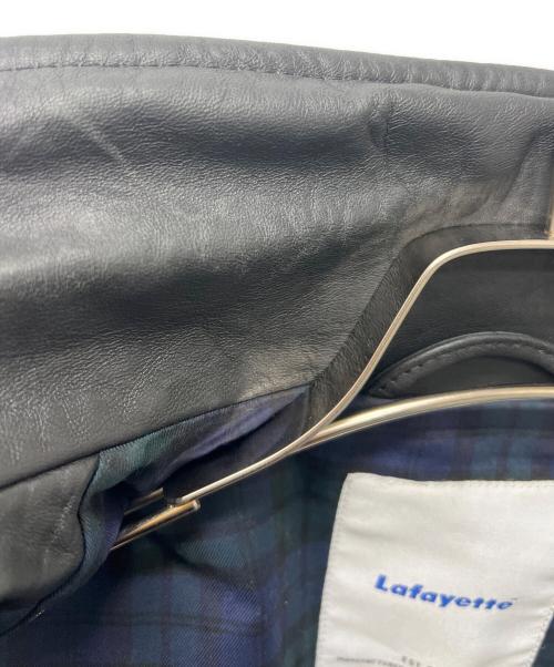 Lafayette（ラファイエット）Lafayette (ラファイエット) ラムレザーフライトジャケット ブラック サイズ:Ｌの古着・服飾アイテム