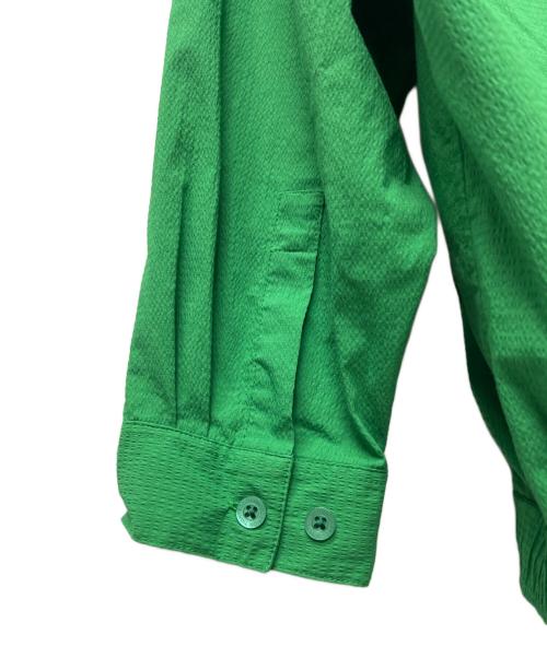 TIGHTBOOTH PRODUCTION（タイトブースプロダクション）TIGHTBOOTH PRODUCTION (タイトブースプロダクション) PLEATS SHIRT JKT グリーン サイズ:Ｌの古着・服飾アイテム