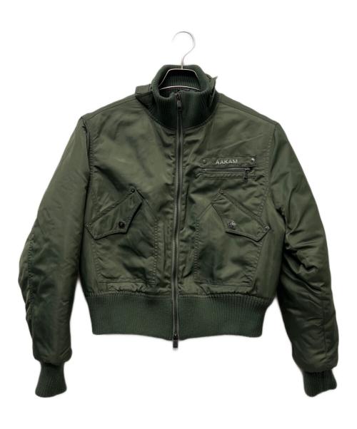 AAKAM（アーカム）AAKAM (アーカム) ボンバージャケット カーキ サイズ:１の古着・服飾アイテム