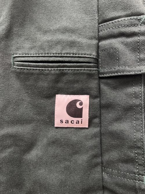 Carhartt WIP（カーハート ワーク イン プログレス）Carhartt WIP (カーハート ワーク イン プログレス) sacai (サカイ) Duck Jacket グリーン サイズ:２の古着・服飾アイテム