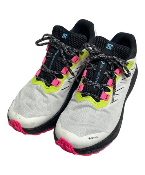 SALOMON（サロモン）SALOMON (サロモン) AERO BLAZE 3 GRVL GTX ホワイト×ピンク サイズ:SIZE 28cmの古着・服飾アイテム