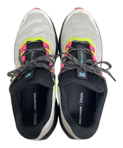 SALOMON（サロモン）SALOMON (サロモン) AERO BLAZE 3 GRVL GTX ホワイト×ピンク サイズ:SIZE 28cmの古着・服飾アイテム