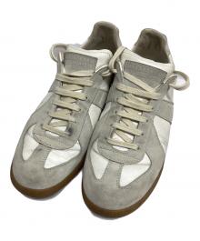 Maison Margiela（メゾンマルジェラ）の古着「ジャーマントレーナー」｜グレー×ホワイト
