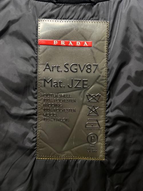 PRADA SPORTS（プラダスポーツ）PRADA SPORTS (プラダスポーツ) ゴアテックス パデット 中綿 ジャケット ブラック サイズ:４６の古着・服飾アイテム