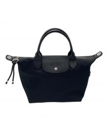 LONGCHAMP（ロンシャン）の古着「ル プリアージュ エナジー トップハンドルバッグ」｜ブラック
