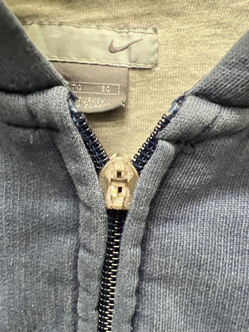 NIKE（ナイキ）NIKE (ナイキ) ジップパーカー ネイビー サイズ:ＸＬの古着・服飾アイテム