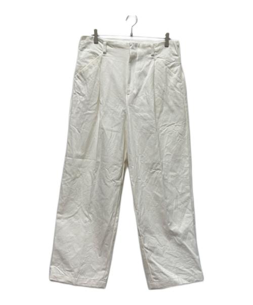 confect（コンフェクト）confect (コンフェクト) デニム イージーパンツ ホワイト サイズ:Ｌの古着・服飾アイテム