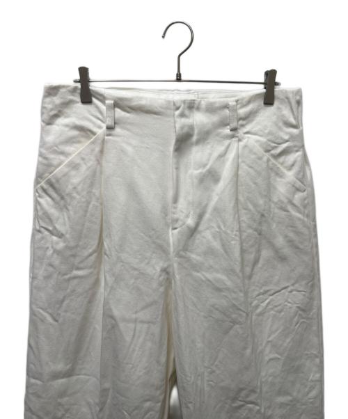 confect（コンフェクト）confect (コンフェクト) デニム イージーパンツ ホワイト サイズ:Ｌの古着・服飾アイテム