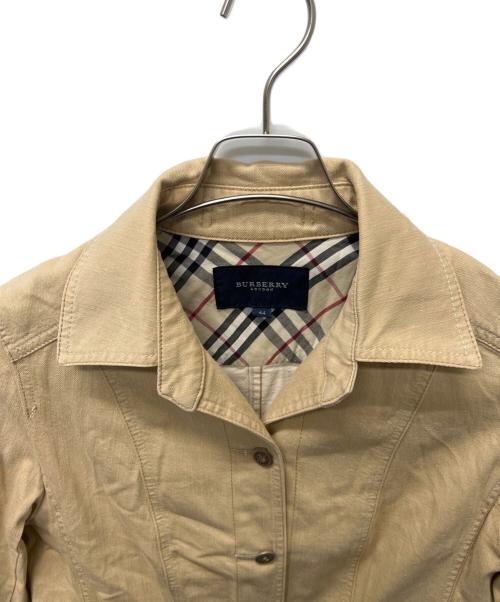 BURBERRY（バーバリー）BURBERRY (バーバリー) デニムジャケット ベージュ サイズ:４４の古着・服飾アイテム