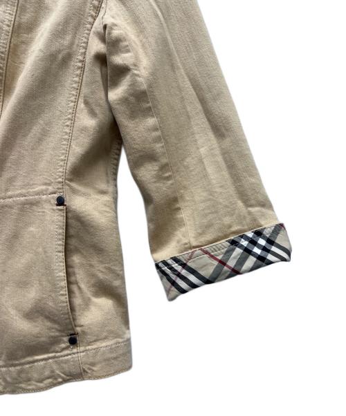 BURBERRY（バーバリー）BURBERRY (バーバリー) デニムジャケット ベージュ サイズ:４４の古着・服飾アイテム