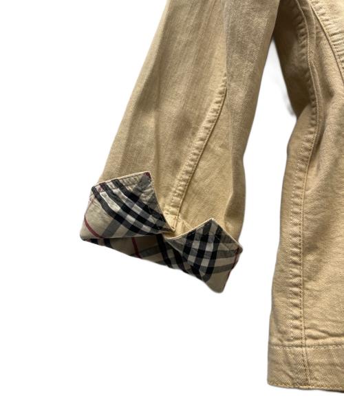 BURBERRY（バーバリー）BURBERRY (バーバリー) デニムジャケット ベージュ サイズ:４４の古着・服飾アイテム