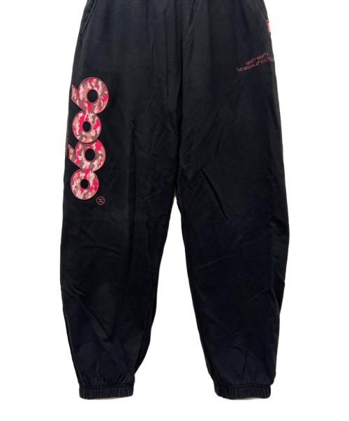 9090（9090）9090 (9090) og logo sweatpants ブラック サイズ:Ｍの古着・服飾アイテム