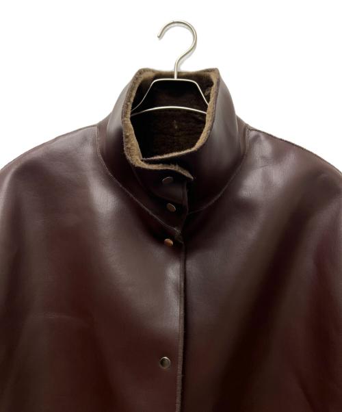 FREAK'S STORE（フリークスストア）FREAK'S STORE (フリークスストア) ファーボアスタンドコート ブラウン サイズ:FREEの古着・服飾アイテム