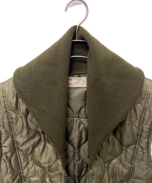 77circa（ナナナナサーカ）77circa (ナナナナサーカ) リメイクキルティングベスト オリーブ サイズ:FREEの古着・服飾アイテム