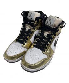 NIKE（ナイキ）の古着「Air Jordan 1 Mid SE」｜ホワイト×ゴールド