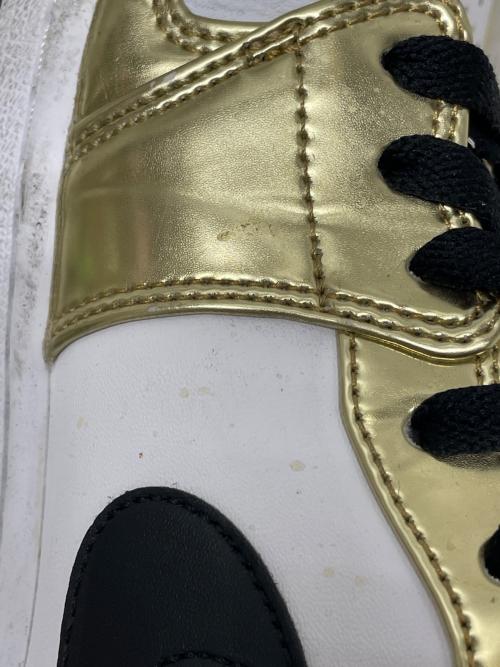 NIKE（ナイキ）NIKE (ナイキ) Air Jordan 1 Mid SE ホワイト×ゴールド サイズ:28の古着・服飾アイテム