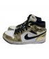 NIKE (ナイキ) Air Jordan 1 Mid SE ホワイト×ゴールド サイズ:28：11000円