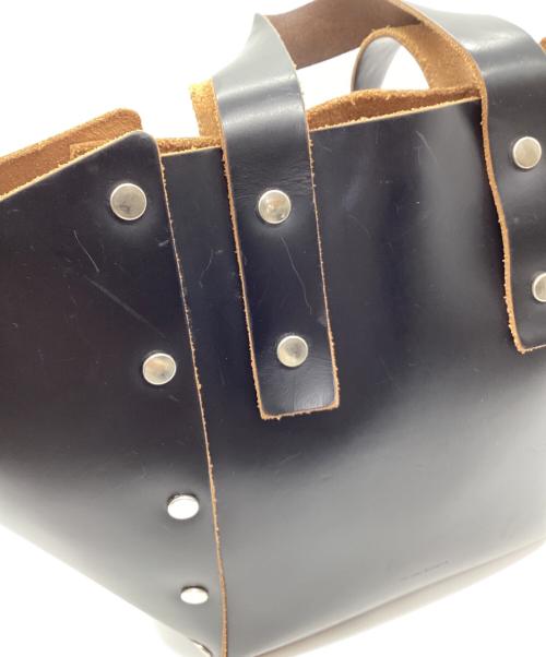 HENDER SCHEME（エンダースキーマ）HENDER SCHEME (エンダースキーマ) ハンドバッグ ブラックの古着・服飾アイテム