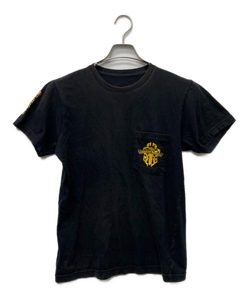 CHROME HEARTS（クロムハーツ）CHROME HEARTS (クロムハーツ) ポケットTシャツ ブラック サイズ:Ｓの古着・服飾アイテム