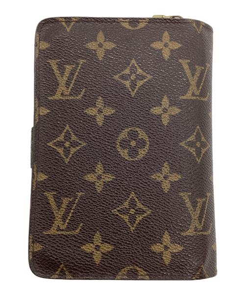 LOUIS VUITTON（ルイ ヴィトン）LOUIS VUITTON (ルイ ヴィトン) ポルトパピエ・ジップ ブラウンの古着・服飾アイテム