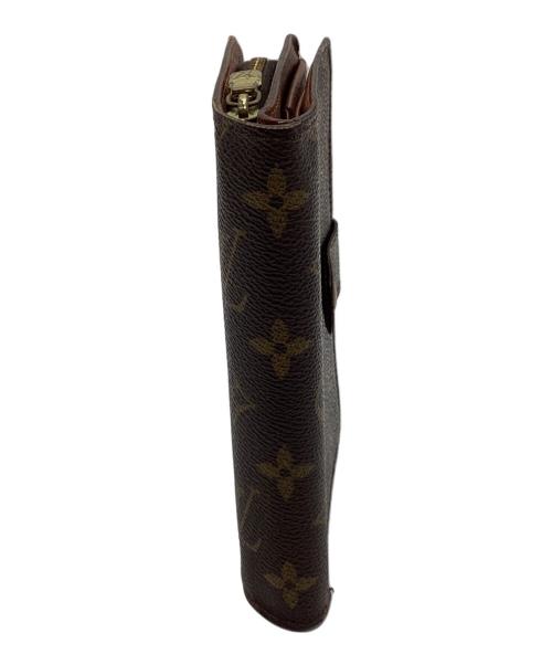 LOUIS VUITTON（ルイ ヴィトン）LOUIS VUITTON (ルイ ヴィトン) ポルトパピエ・ジップ ブラウンの古着・服飾アイテム
