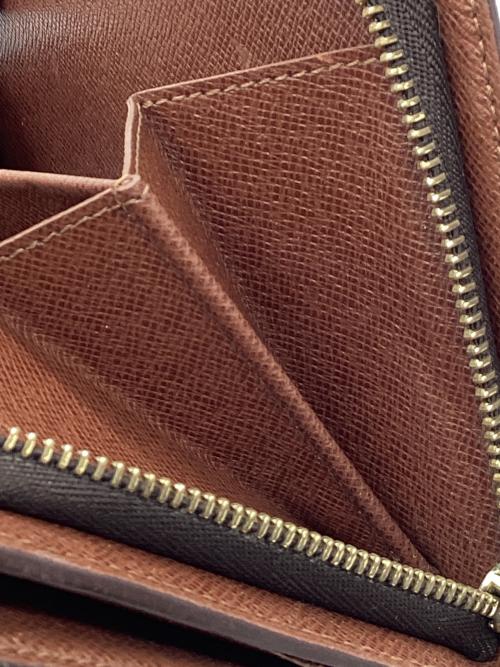 LOUIS VUITTON（ルイ ヴィトン）LOUIS VUITTON (ルイ ヴィトン) ポルトパピエ・ジップ ブラウンの古着・服飾アイテム