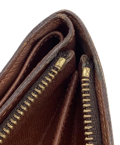 LOUIS VUITTON（ルイ ヴィトン）LOUIS VUITTON (ルイ ヴィトン) ポルトパピエ・ジップ ブラウンの古着・服飾アイテム