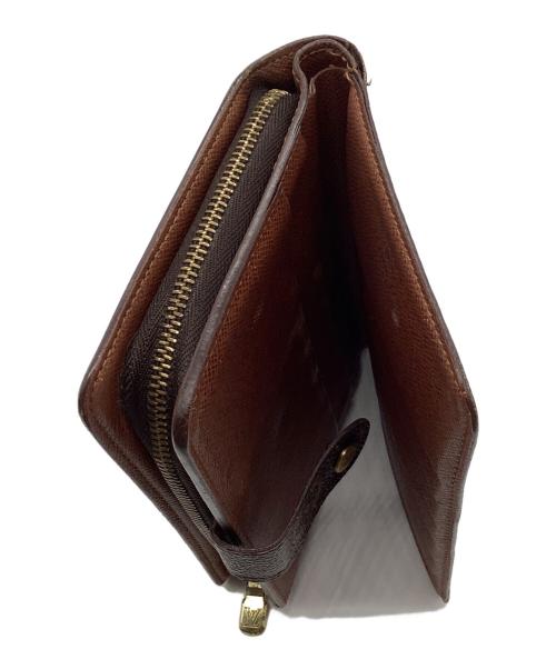 LOUIS VUITTON（ルイ ヴィトン）LOUIS VUITTON (ルイ ヴィトン) ポルトパピエ・ジップ ブラウンの古着・服飾アイテム