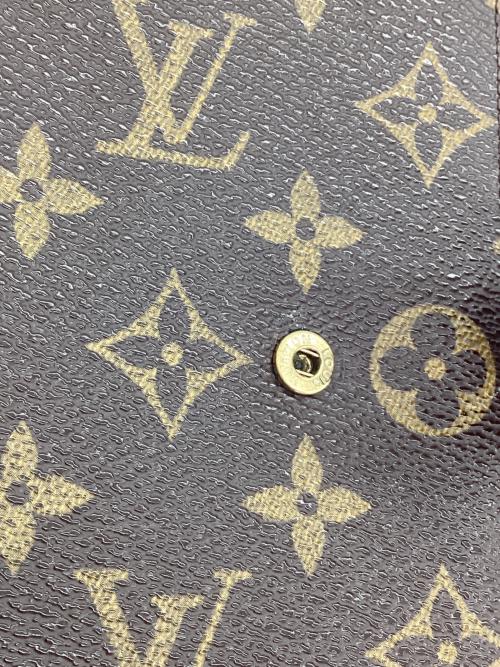 LOUIS VUITTON（ルイ ヴィトン）LOUIS VUITTON (ルイ ヴィトン) ポルトパピエ・ジップ ブラウンの古着・服飾アイテム