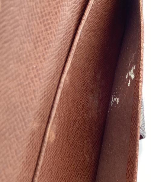 LOUIS VUITTON（ルイ ヴィトン）LOUIS VUITTON (ルイ ヴィトン) ポルトパピエ・ジップ ブラウンの古着・服飾アイテム