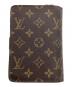LOUIS VUITTON (ルイ ヴィトン) ポルトパピエ・ジップ ブラウン：8000円