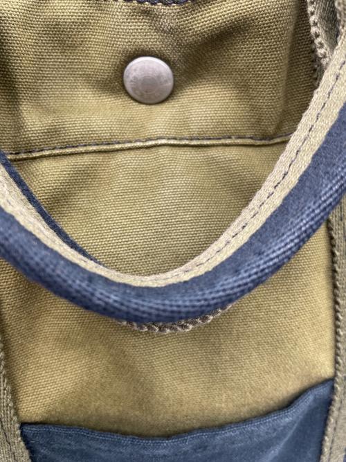 HERMES（エルメス）HERMES (エルメス) フールトゥＭＭ カーキ×ネイビーの古着・服飾アイテム