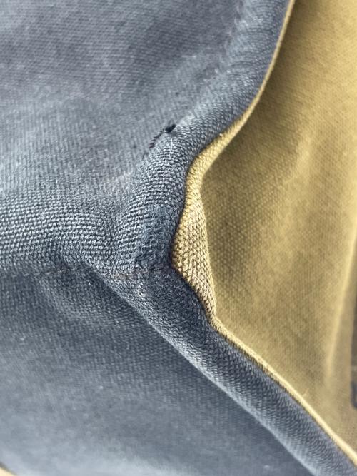 HERMES（エルメス）HERMES (エルメス) フールトゥＭＭ カーキ×ネイビーの古着・服飾アイテム