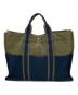 HERMES（エルメス）の古着「フールトゥＭＭ」｜カーキ×ネイビー