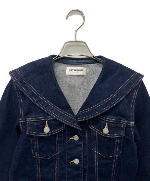 Lily Brown（リリーブラウン）Lily Brown (リリーブラウン) セーラーデニムジャケット インディゴ サイズ:FREEの古着・服飾アイテム