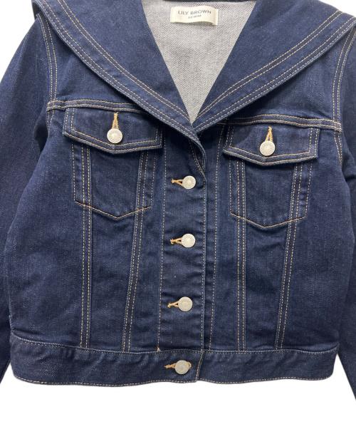 Lily Brown（リリーブラウン）Lily Brown (リリーブラウン) セーラーデニムジャケット インディゴ サイズ:FREEの古着・服飾アイテム
