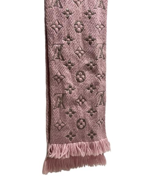 LOUIS VUITTON（ルイ ヴィトン）LOUIS VUITTON (ルイ ヴィトン) エシャルプ・ロゴマニア シャイン ピンクの古着・服飾アイテム
