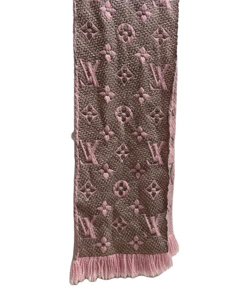 LOUIS VUITTON（ルイ ヴィトン）LOUIS VUITTON (ルイ ヴィトン) エシャルプ・ロゴマニア シャイン ピンクの古着・服飾アイテム