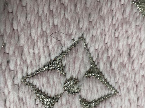 LOUIS VUITTON（ルイ ヴィトン）LOUIS VUITTON (ルイ ヴィトン) エシャルプ・ロゴマニア シャイン ピンクの古着・服飾アイテム