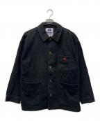 Le Pigeon Voyageurル ピジョン ヴォワイヤジュール）の古着「COVERALLS JACKET」｜ブラック