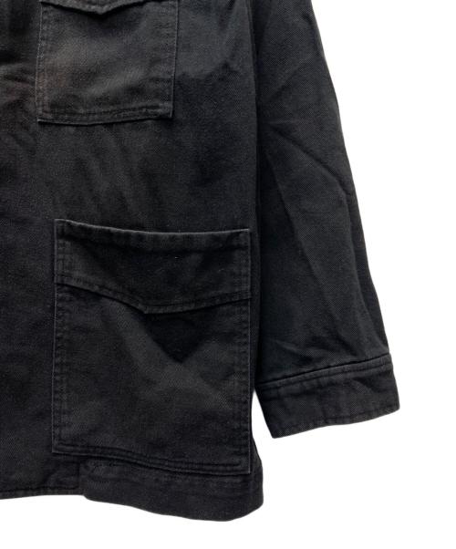 Le Pigeon Voyageur（ル ピジョン ヴォワイヤジュール）Le Pigeon Voyageur (ル ピジョン ヴォワイヤジュール) COVERALLS JACKET ブラック サイズ:Ｍの古着・服飾アイテム