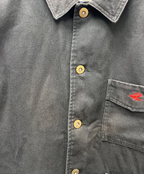Le Pigeon Voyageur（ル ピジョン ヴォワイヤジュール）Le Pigeon Voyageur (ル ピジョン ヴォワイヤジュール) COVERALLS JACKET ブラック サイズ:Ｍの古着・服飾アイテム