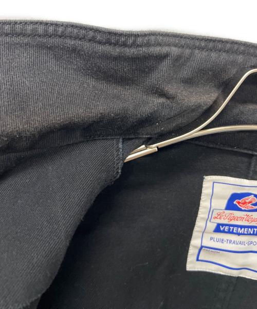 Le Pigeon Voyageur（ル ピジョン ヴォワイヤジュール）Le Pigeon Voyageur (ル ピジョン ヴォワイヤジュール) COVERALLS JACKET ブラック サイズ:Ｍの古着・服飾アイテム