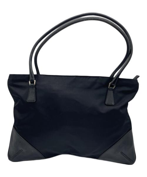 PRADA（プラダ）PRADA (プラダ) ナイロンハンドバッグ ブラックの古着・服飾アイテム