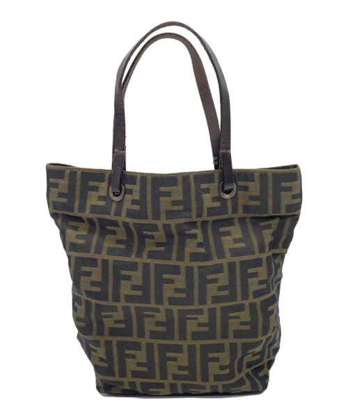 FENDI（フェンディ）FENDI (フェンディ) ミニトートバッグ ブラウンの古着・服飾アイテム