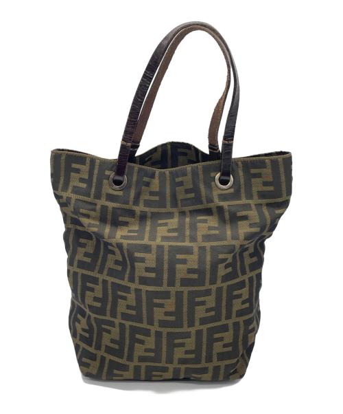 FENDI（フェンディ）FENDI (フェンディ) ミニトートバッグ ブラウンの古着・服飾アイテム