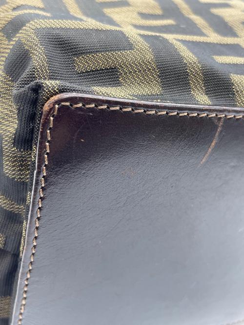 FENDI（フェンディ）FENDI (フェンディ) ミニトートバッグ ブラウンの古着・服飾アイテム