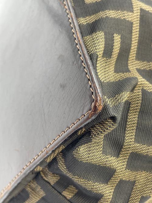 FENDI（フェンディ）FENDI (フェンディ) ミニトートバッグ ブラウンの古着・服飾アイテム