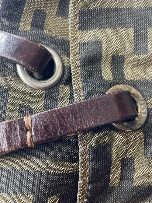 FENDI（フェンディ）FENDI (フェンディ) ミニトートバッグ ブラウンの古着・服飾アイテム